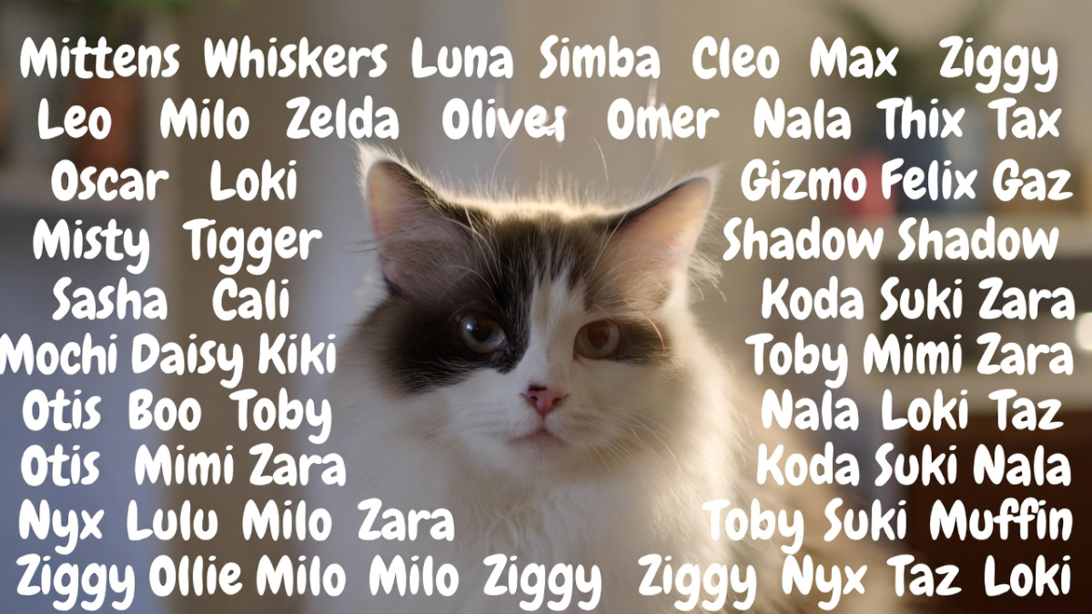 unique cat names