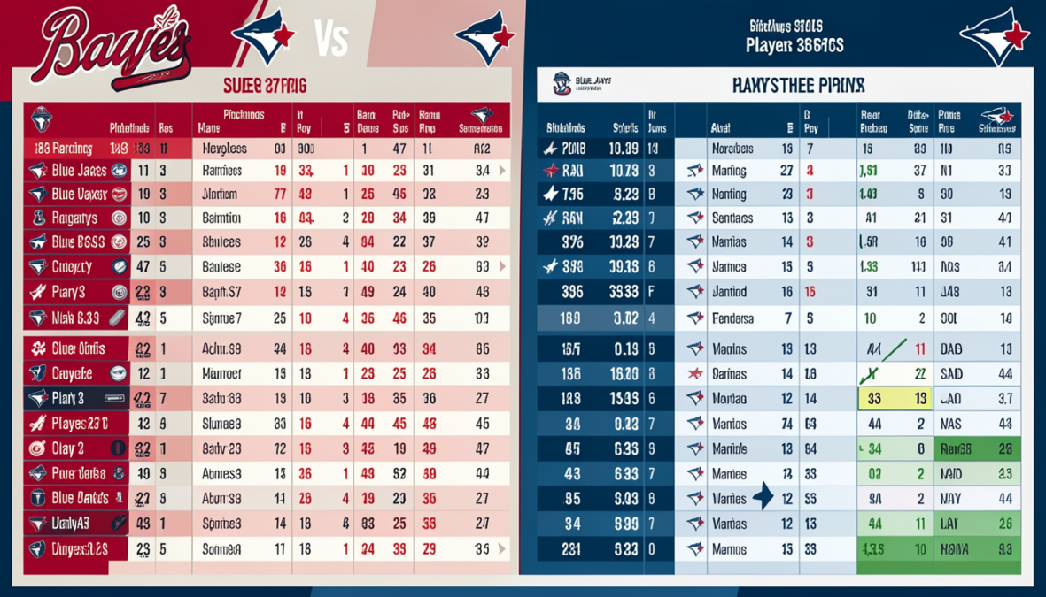 atlanta braves vs toronto blue jays match player stats